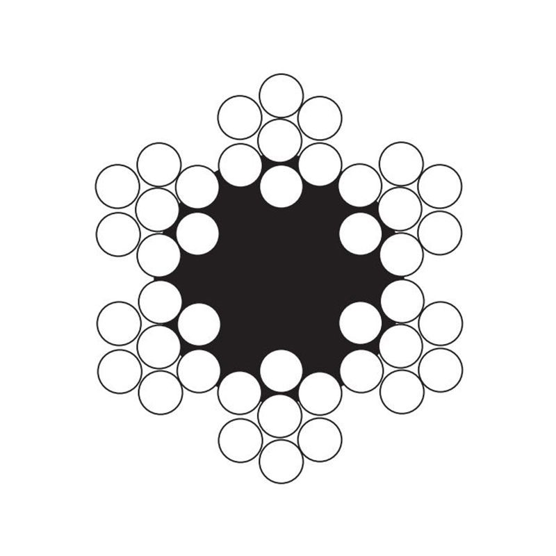 Câble métallique en acier EN 12385-4 classe 6 × 7 + FC – Câble métallique à âme en fibre haute résistance