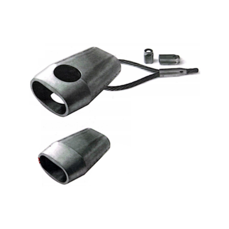 SAFETYLIFT Virole en aluminium forme C type allemand avec trou d